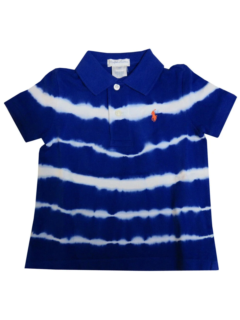 Polo Ralph Lauren Baby Boys 2 Pc. Shirt and Pants Outfit Blue Khaki 3 -6 Month